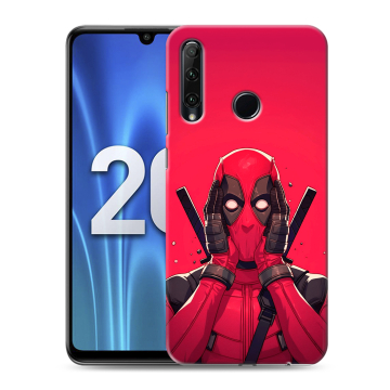 Силиконовый чехол на Huawei Honor 20 Lite с принтом Дедпул Deadpool