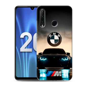 Силиконовый чехол на Huawei Honor 20 Lite с принтом БМВ BMW Силиконовый чехол на Huawei Honor 20 Lite с принтом БМВ BMW