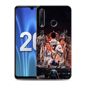 Силиконовый чехол на Huawei Honor 20 Lite с принтом Реал Роналдо Real Ronaldo