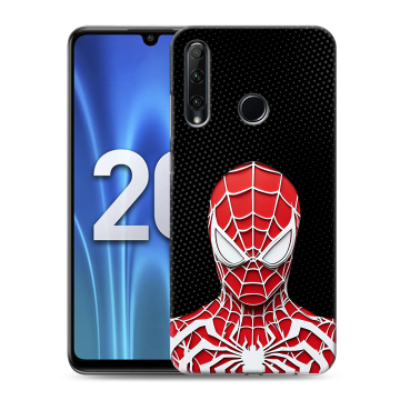 Силиконовый чехол на Huawei Honor 20 Lite с принтом человек паук spiderman