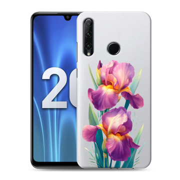 Силиконовый чехол на Huawei Honor 20 Lite с принтом Цветы орхидеи Силиконовый чехол на Huawei Honor 20 Lite с принтом Цветы орхидеи