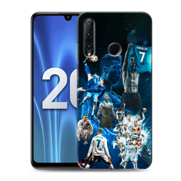 Силиконовый чехол на Huawei Honor 20 Lite с принтом Реал Роналдо Силиконовый чехол на Huawei Honor 20 Lite с принтом Реал Роналдо