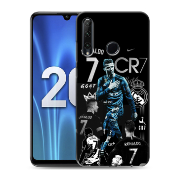 Силиконовый чехол на Huawei Honor 20 Lite с принтом Реал Роналдо