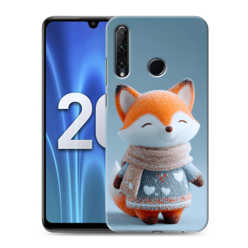 Силиконовый чехол на Huawei Honor 20 Lite с принтом Лиса Силиконовый чехол на Huawei Honor 20 Lite с принтом Лиса