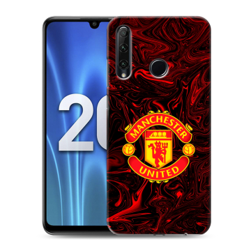 Силиконовый чехол на Huawei Honor 20 Lite с принтом Manchester United