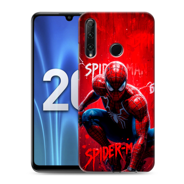 Силиконовый чехол на Huawei Honor 20 Lite с принтом Spiderman Человек паук Силиконовый чехол на Huawei Honor 20 Lite с принтом Spiderman Человек паук