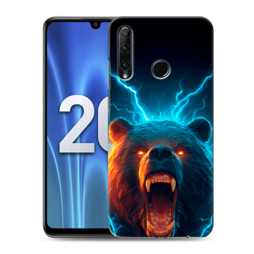 Силиконовый чехол на Huawei Honor 20 Lite с принтом Медведь