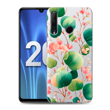 Силиконовый чехол на Huawei Honor 20 Lite с принтом женский