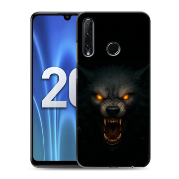 Силиконовый чехол на Huawei Honor 20 Lite с принтом Волк