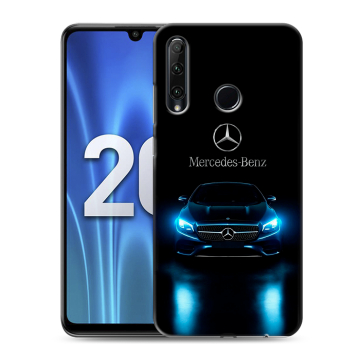 Силиконовый чехол на Huawei Honor 20 Lite с принтом Mercedes Мерседес