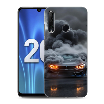 Силиконовый чехол на Huawei Honor 20 Lite с принтом BMW БМВ Силиконовый чехол на Huawei Honor 20 Lite с принтом BMW БМВ