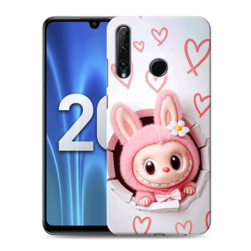 Силиконовый чехол на Huawei Honor 20 Lite с принтом Labubu Лабубу