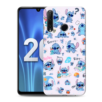 Силиконовый чехол на Huawei Honor 20 Lite с принтом Лило и Стич
