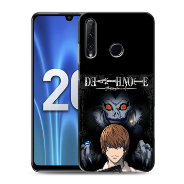 Силиконовый чехол на Huawei Honor 20 Lite с принтом Death note Тетрадь смерти