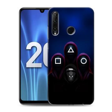 Силиконовый чехол на Huawei Honor 20 Lite с принтом Игра Кальмара Силиконовый чехол на Huawei Honor 20 Lite с принтом Игра Кальмара