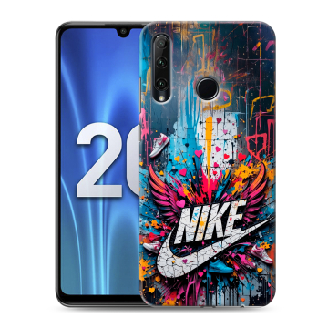 Силиконовый чехол на Huawei Honor 20 Lite с принтом Nike Найк