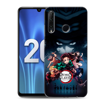 Силиконовый чехол на Huawei Honor 20 Lite с принтом Demon Slayer Клинок рассекающий демонов