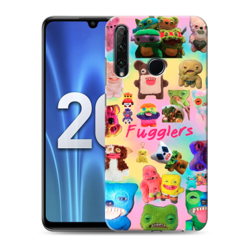 Силиконовый чехол на Huawei Honor 20 Lite с принтом Флагер Fuggler Силиконовый чехол на Huawei Honor 20 Lite с принтом Флагер Fuggler