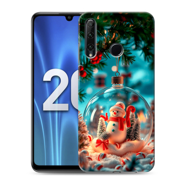 Силиконовый чехол на Huawei Honor 20 Lite с принтом Новый год Силиконовый чехол на Huawei Honor 20 Lite с принтом Новый год