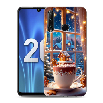 Силиконовый чехол на Huawei Honor 20 Lite с принтом Новый год Силиконовый чехол на Huawei Honor 20 Lite с принтом Новый год
