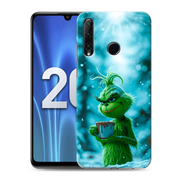 Силиконовый чехол на Huawei Honor 20 Lite с принтом Новый год гринч Силиконовый чехол на Huawei Honor 20 Lite с принтом Новый год гринч
