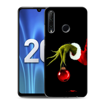 Силиконовый чехол на Huawei Honor 20 Lite с принтом Новый год Гринч Силиконовый чехол на Huawei Honor 20 Lite с принтом Новый год Гринч