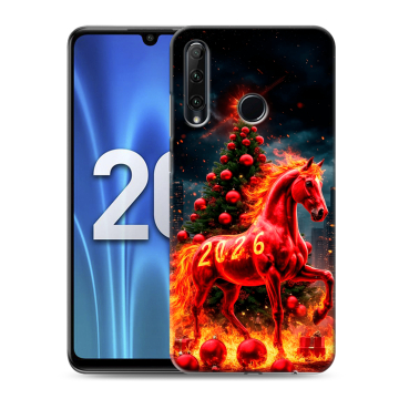 Силиконовый чехол на Huawei Honor 20 Lite с принтом Новый год Силиконовый чехол на Huawei Honor 20 Lite с принтом Новый год