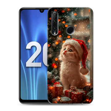 Силиконовый чехол на Huawei Honor 20 Lite с принтом Новый год