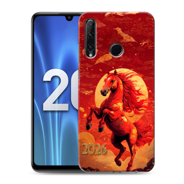 Силиконовый чехол на Huawei Honor 20 Lite с принтом Новый год
