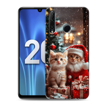 Силиконовый чехол на Huawei Honor 20 Lite с принтом Новый год