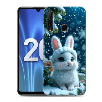 Силиконовый чехол на Huawei Honor 20 Lite с принтом Новый год