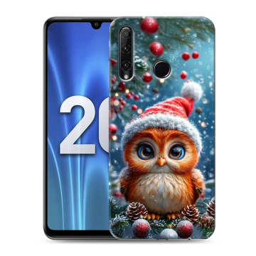 Силиконовый чехол на Huawei Honor 20 Lite с принтом Новый год