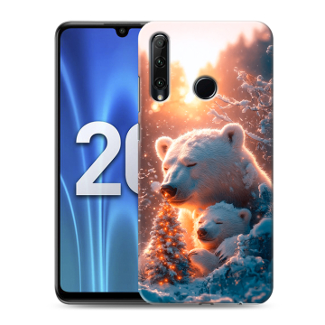 Силиконовый чехол на Huawei Honor 20 Lite с принтом Новый год
