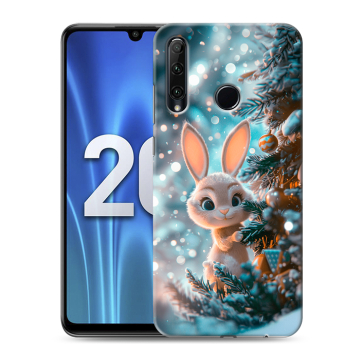 Силиконовый чехол на Huawei Honor 20 Lite с принтом Новый год