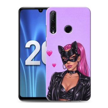 Силиконовый чехол на Huawei Honor 20 Lite с принтом женский