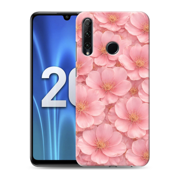 Силиконовый чехол на Huawei Honor 20 Lite с принтом женский