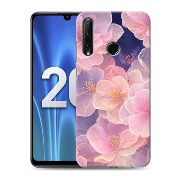 Силиконовый чехол на Huawei Honor 20 Lite с принтом женский