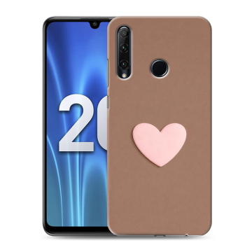 Силиконовый чехол на Huawei Honor 20 Lite с принтом женский