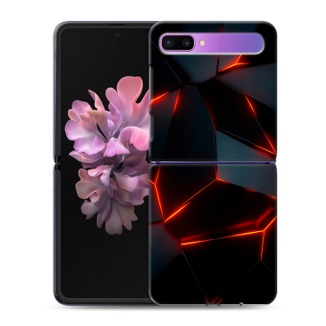 Пластиковый чехол на Samsung Galaxy Z Flip с принтом Яркие абстракции Пластиковый чехол на Samsung Galaxy Z Flip с принтом Яркие абстракции