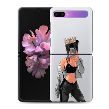 Пластиковый чехол на Samsung Galaxy Z Flip с принтом Женские принты Пластиковый чехол на Samsung Galaxy Z Flip с принтом Женские принты