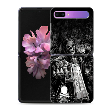 Пластиковый чехол на Samsung Galaxy Z Flip с принтом Скелет Пластиковый чехол на Samsung Galaxy Z Flip с принтом Скелет