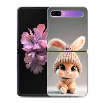 Пластиковый чехол на Samsung Galaxy Z Flip с принтом Кролик Пластиковый чехол на Samsung Galaxy Z Flip с принтом Кролик