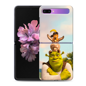 Пластиковый чехол на Samsung Galaxy Z Flip с принтом Шрек Shrek Пластиковый чехол на Samsung Galaxy Z Flip с принтом Шрек Shrek