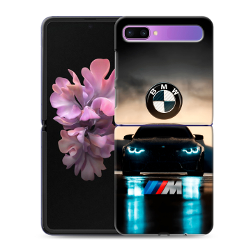 Пластиковый чехол на Samsung Galaxy Z Flip с принтом БМВ BMW Пластиковый чехол на Samsung Galaxy Z Flip с принтом БМВ BMW
