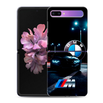 Пластиковый чехол на Samsung Galaxy Z Flip с принтом БМВ BMW Пластиковый чехол на Samsung Galaxy Z Flip с принтом БМВ BMW