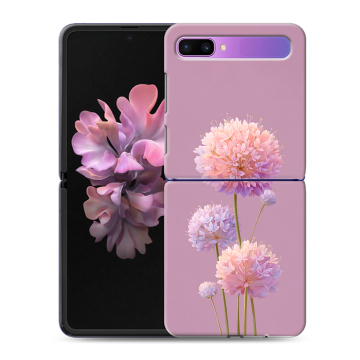 Пластиковый чехол на Samsung Galaxy Z Flip с принтом Цветы Пластиковый чехол на Samsung Galaxy Z Flip с принтом Цветы