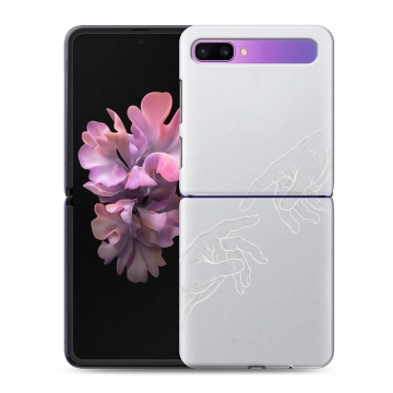 Пластиковый чехол на Samsung Galaxy Z Flip с принтом Сотворение мира Пластиковый чехол на Samsung Galaxy Z Flip с принтом Сотворение мира