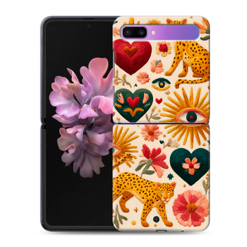 Пластиковый чехол на Samsung Galaxy Z Flip с принтом Модный принт Пластиковый чехол на Samsung Galaxy Z Flip с принтом Модный принт