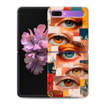 Пластиковый чехол на Samsung Galaxy Z Flip с принтом Модный принт Пластиковый чехол на Samsung Galaxy Z Flip с принтом Модный принт