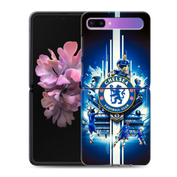 Пластиковый чехол на Samsung Galaxy Z Flip с принтом Chelsea Челси Пластиковый чехол на Samsung Galaxy Z Flip с принтом Chelsea Челси